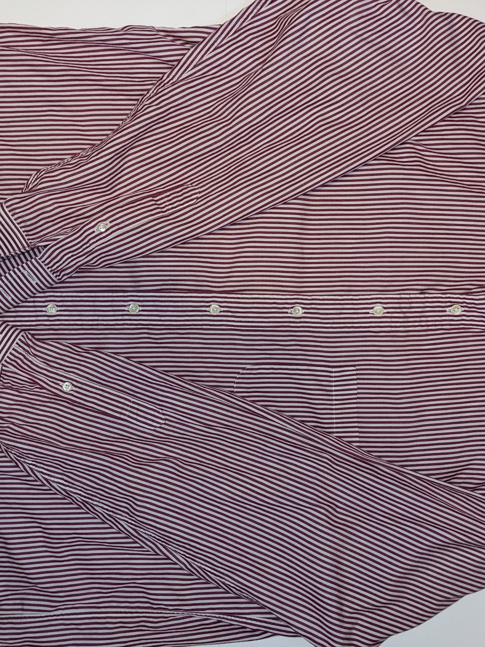 Burberrys Pink and White Striped Dress Shirt - Picture 3 of 7